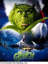 The Grinch movie sign